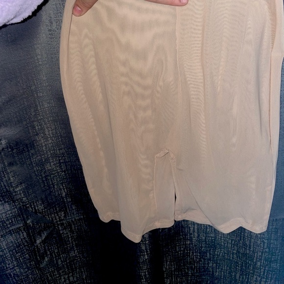 Tan colored see through one piece(shorts set) 🙊 - Picture 3 of 3